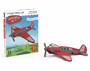 Игрушка сборная из мягких элементов из серии Самолеты - ЯК-7 (Magneticus, TCN-001) Игрушка сборная из мягких элементов из серии Самолеты - ЯК-7 (Magneticus, TCN-001)